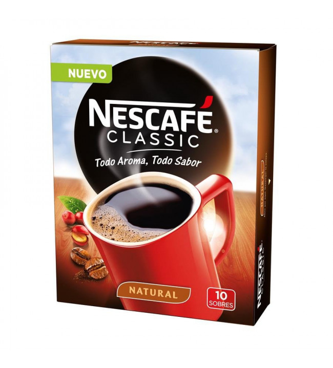 CAFE SOLUBLE NESCAFE NORMAL EST.10 SOBRES