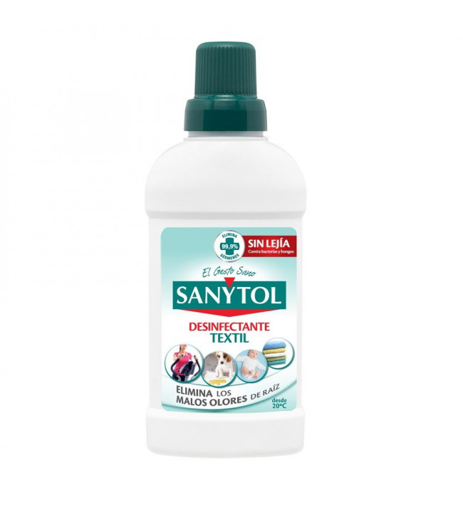 Desinfectante textil líquido SANYTOL frasco 500 ml.